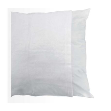 Protège oreiller imperméable en molleton/polyuréthane avec rabat
