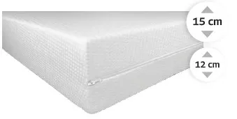 Housse Crystal (12 cm, 80x190)