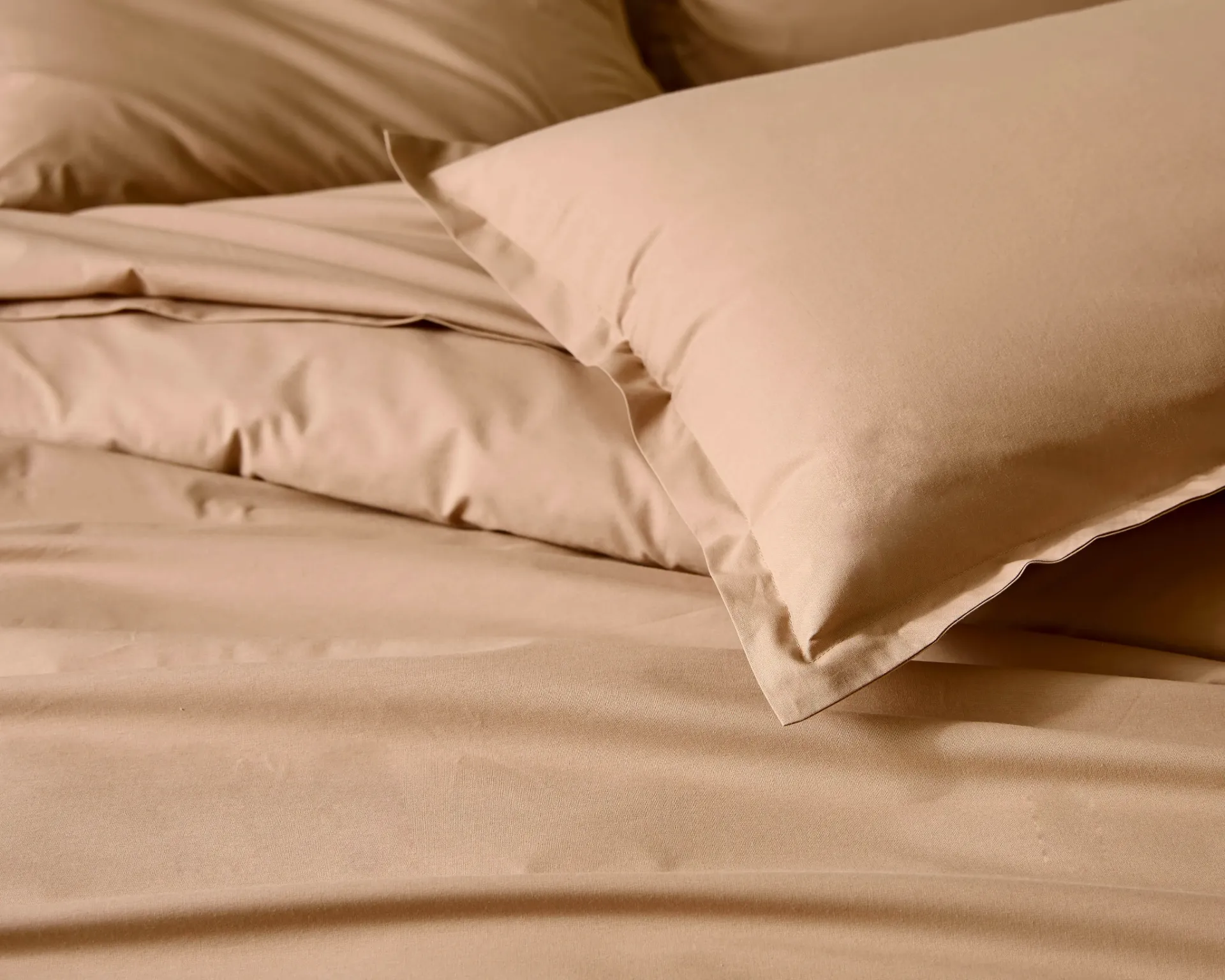 Taie d'oreiller volant piqué Percale 100 % coton 80 fils