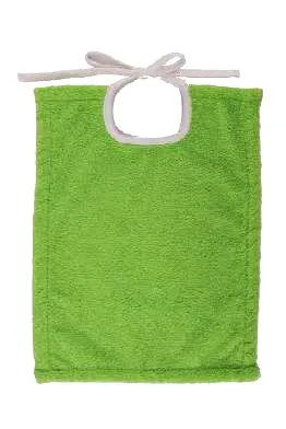 Bavoir à lacette microfibre