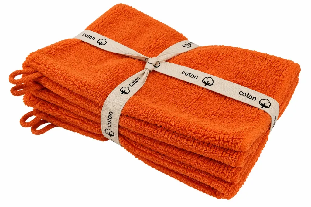 Gant de toilette microfibre (lot de 5)