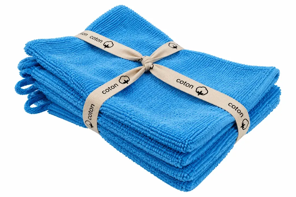 Gant de toilette microfibre (lot de 5)