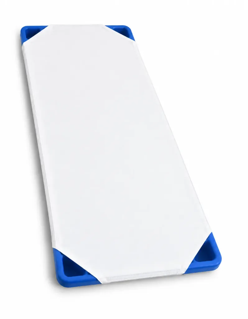 Drap plat polycoton couchette (Blanc)